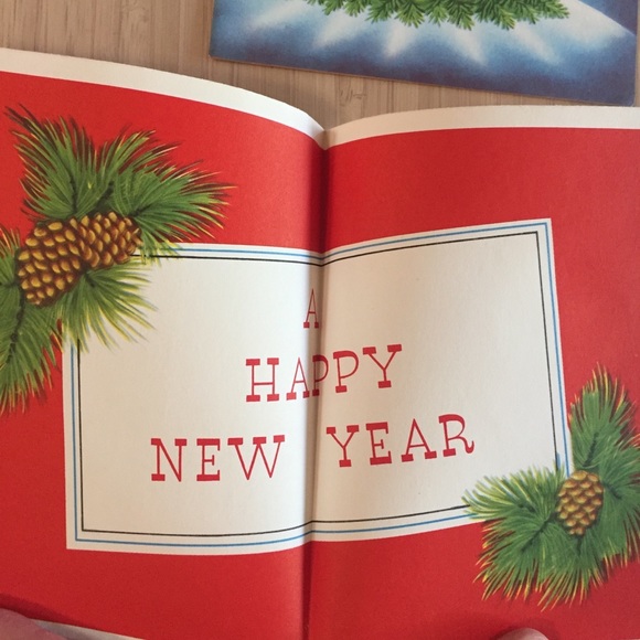 50s Lithograph Christmas Cards - Picture 6 of 7